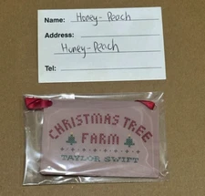 Taylor Swift Christmas Tree Farm Sign Metal Ornament Official Rare Merch New
