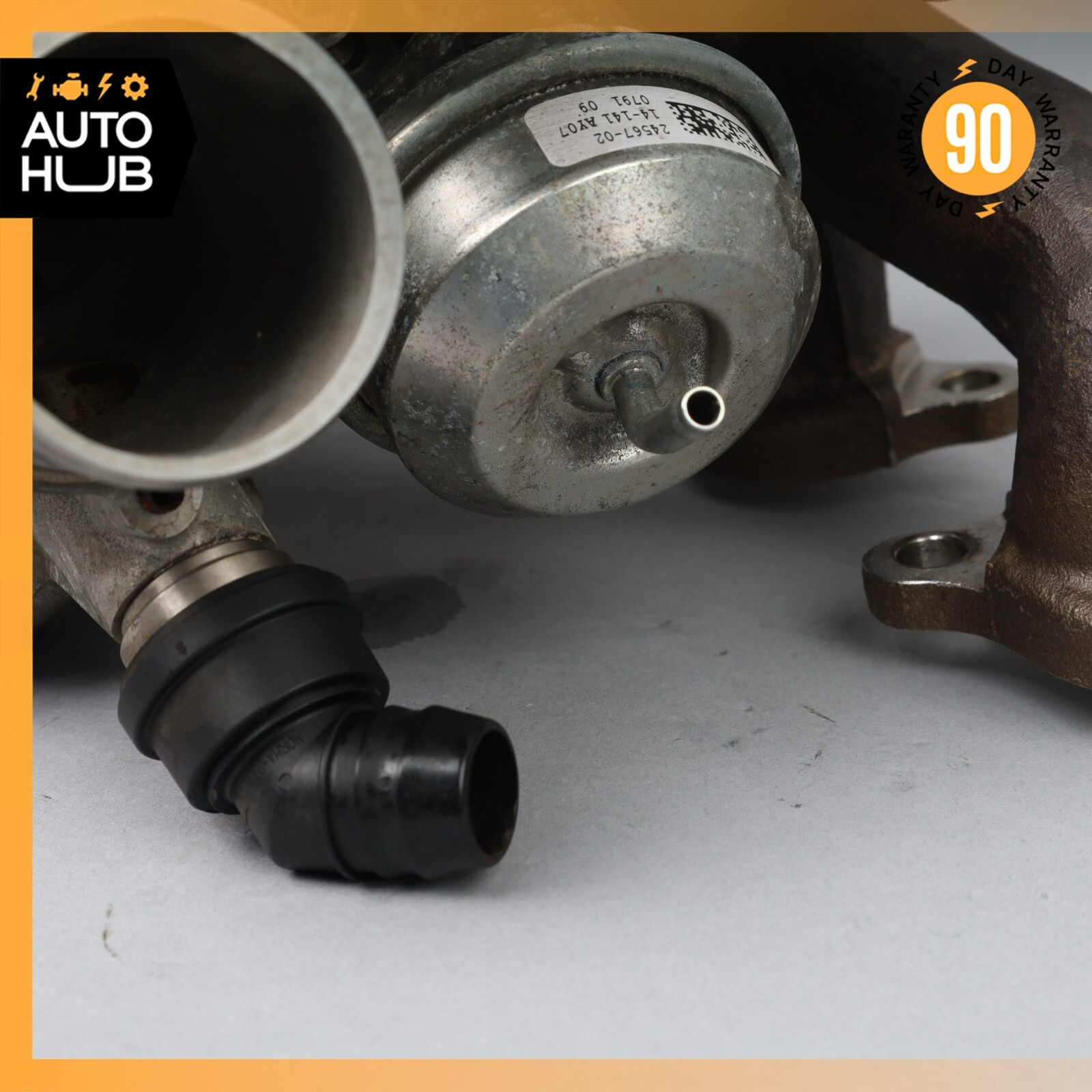 Maserati Ghibli Quattroporte Right Turbocharger Turbo Charger Manifold OEM 75k