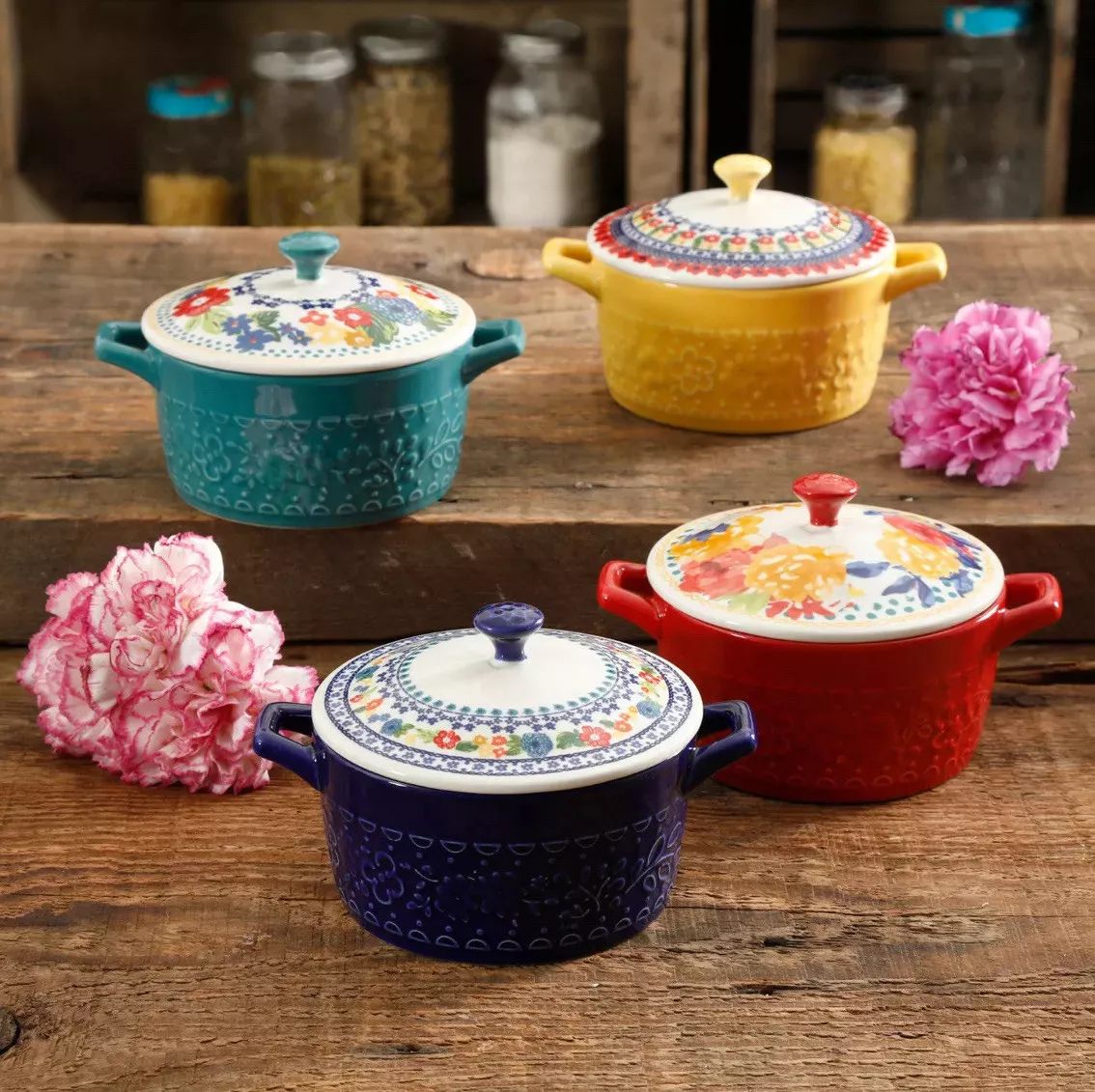 Mini casserole top dish set