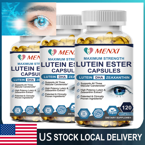 Eye Health Capsules - Vision Health Supplement，Lutein and Zeaxanthin - 360 Caps - Picture 1 of 12