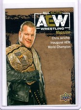 2021 Upper Deck AEW Gold Parallel Chris Jericho SP Insert