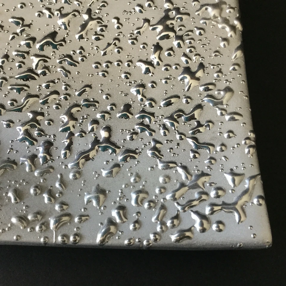 Candelabro cónico moderno de cerámica plateada y plato elegante decoración elegante pintado Foto 2 de 4