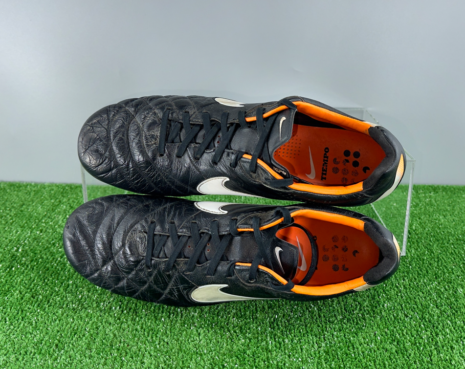 Nike Tiempo Legend IV FG 454316-018 Elite US8 UK7 Black boots