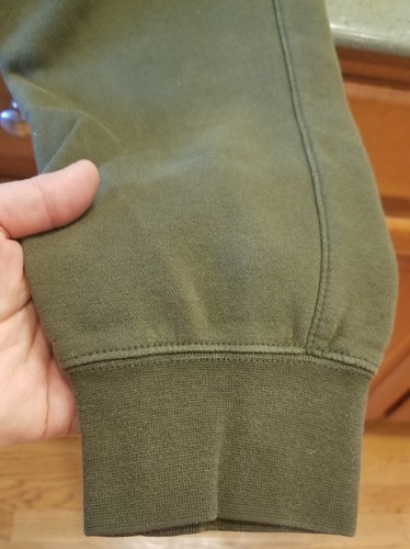 NIKE MENS SZ SMALL CLUB FLEECE JOGGERS SWEAT PANTS OLIVE/ARMY/MILITARY GREEN VG+ - Picture 5 of 7
