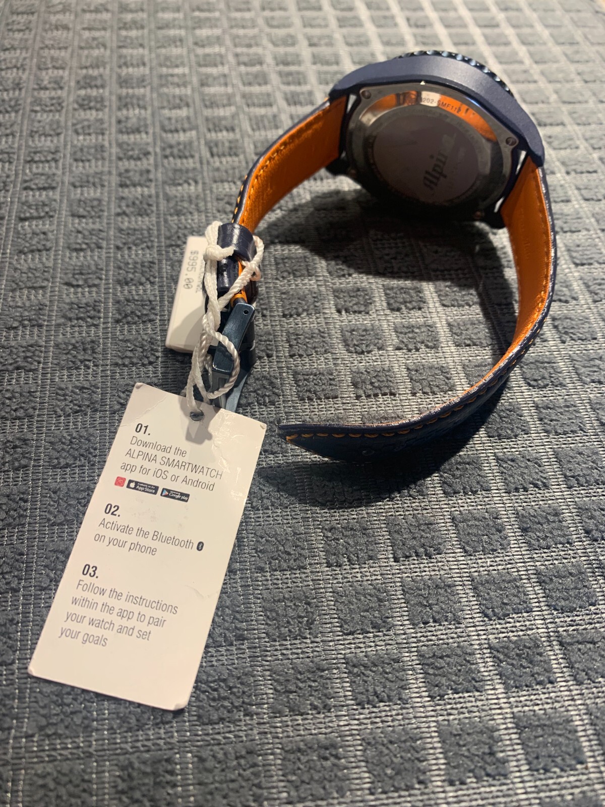 ALPINA ALPINER X AL-283LNO5NAQ6L NAVY BLUE ANALOG-DIGITAL SMARTWATCH 45 MM NEW