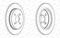 2X Ferodo DDF1781C Bremsscheibe FüR Aston Martin Toyota