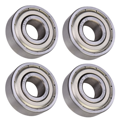 (4 Each) 1615-ZZ Shielded Radial Ball Bearing 7/16 ID X 1-1/8 OD X 3/8 Wide