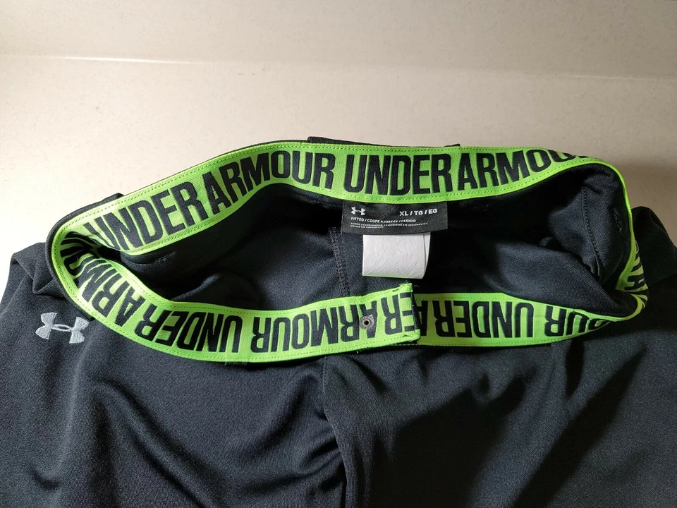 Pantalones de entrenamiento Under Armour para hombre de béisbol/softbol negros talla XL Foto 3 de 3