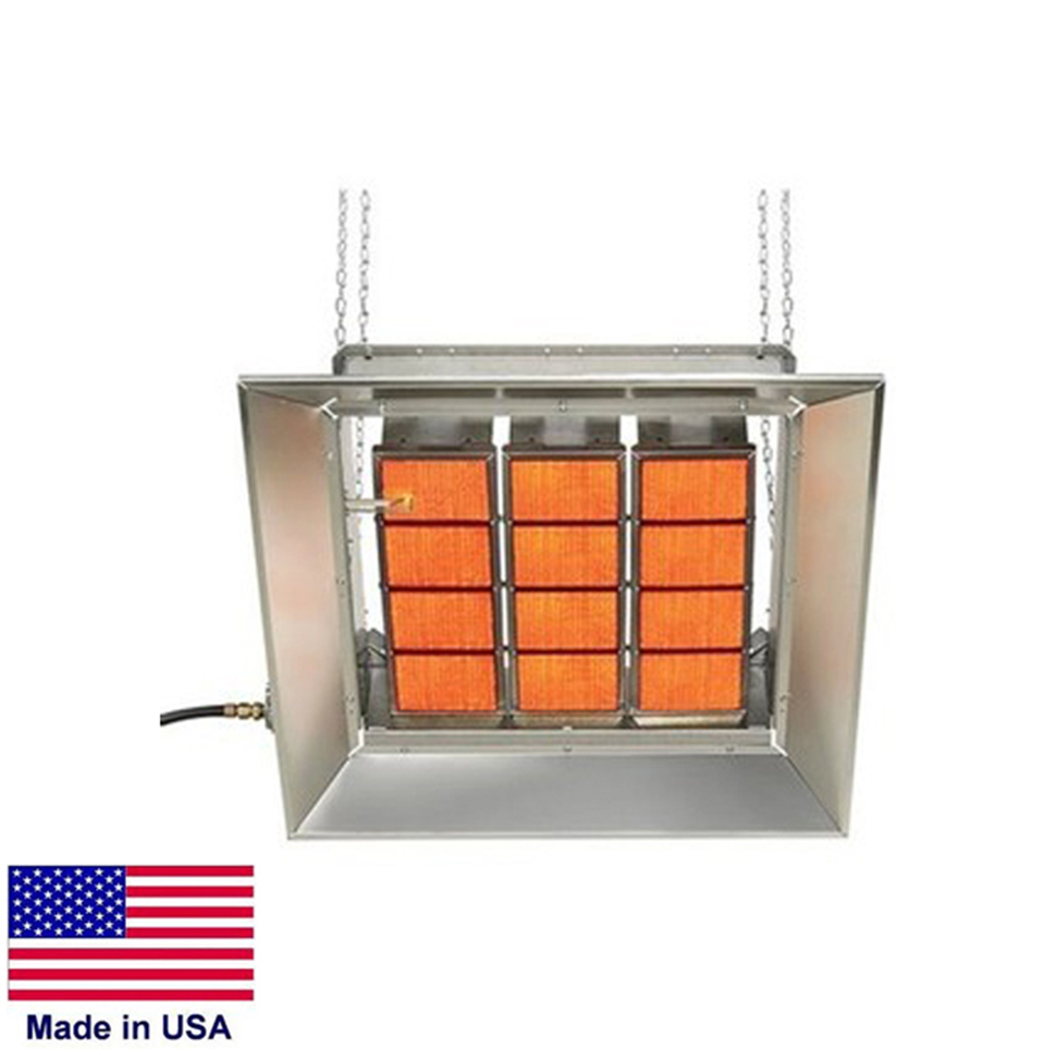 HEATER - Commercial - Ceramic Infrared LP Propane - Aluminum Stl - 100,000  BTU | eBay