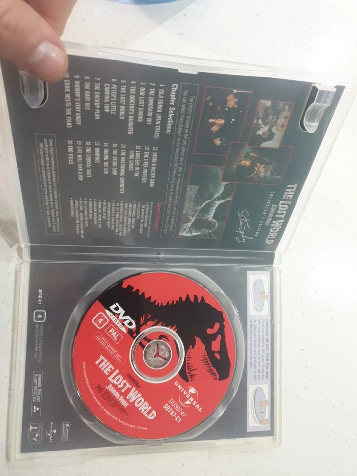 Jurassic Park-The Lost World (1997) DVD GOLD COLUMBIA Tri Star - image 3 of 3