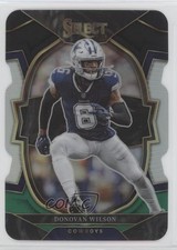 2022 Panini Select Concourse Black & Green Prizm Die-Cut Donovan Wilson #86 07rd