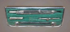 Vintage Waltham Drawing Set Complete In Case Germany Circle Drafting Compass