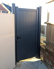 Aluminium Flat Top Pedestrian Gates Made to Order