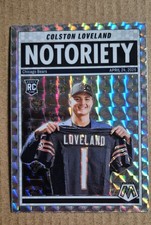 2025 Panini Mosaic - Notoriety Colston Loveland #24 Mosaic Prizm (RC)