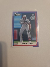 2025 Topps Series Two Royce Lewis #90B2-1 1990 Baseball 35th Anniversary Twins