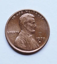 1979 D Lincoln Penny, DIME PLACKET ERROR,D Filled, D.D., O.C., F&G Defect
