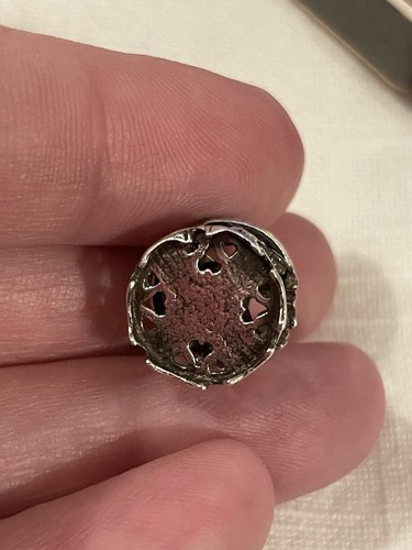 ANTIQUE VINTAGE OLD STERLING SILVER MOVING CAROUSEL MERRY GO ROUND CHARM PENDANT - Picture 10 of 11