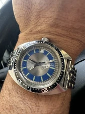 Vintage Diver Watch Gewa Automatic Beautiful Bracelet 38mm Steel