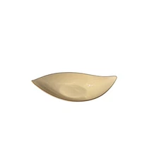 Lenox Cream Leaf Shape Bowl Gold Trim Serving, Snack Dish Made in US