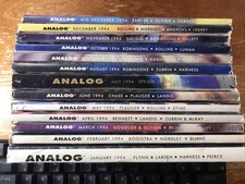 Analog Science Fiction  Fact 1994 13 Issue Magazine Lot FREE SHIPPING