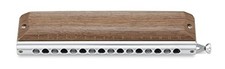 Suzuki S-64CW Sirius Chromatic Harmonica Wood Cover Walnut