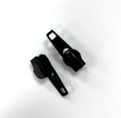 Schwarz No5 Ersatz Reißverschluss Abzieher Reißverschlüsse Kufen für Nylon Coil Zip Größe #5