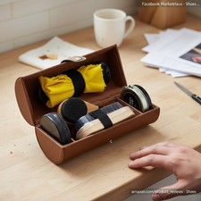 Schuhputzsets, Lederpflege, Polierbürste, Reiseetui, Schuhe reinigen