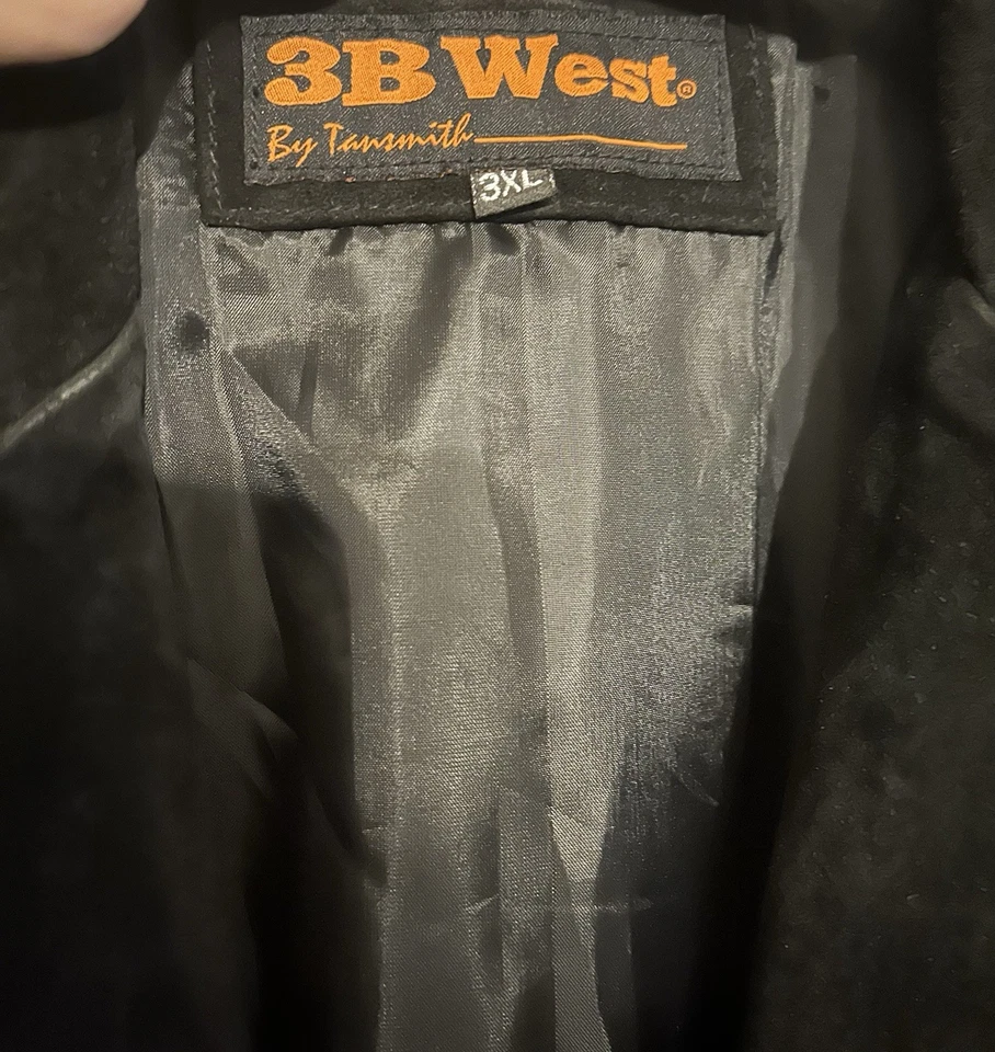 Chaqueta de gamuza con flecos y cuentas 3B West by Tansmith talla 3X Foto 4 de 4