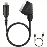 Scart Zu Hdmi Konverter Hd 1080P Video Audio Adapter FüR Hdtv Stb Xbox PS3