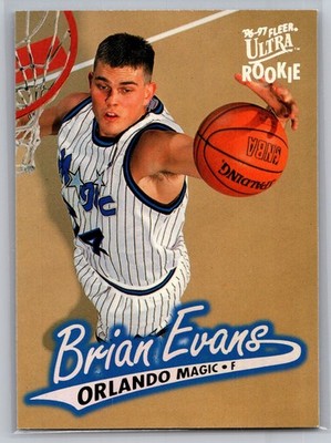 1996-97 Fleer Ultra - Brian Evans #224 (RC)