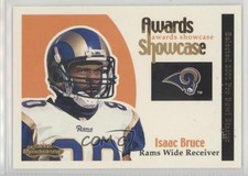 2001 Fleer Showcase Awards Showcase Isaac Bruce #12AS HOF 0q3
