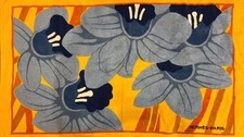 HERMES Beach Towel Flower 150cm 59in 95cm 37in Without BOX