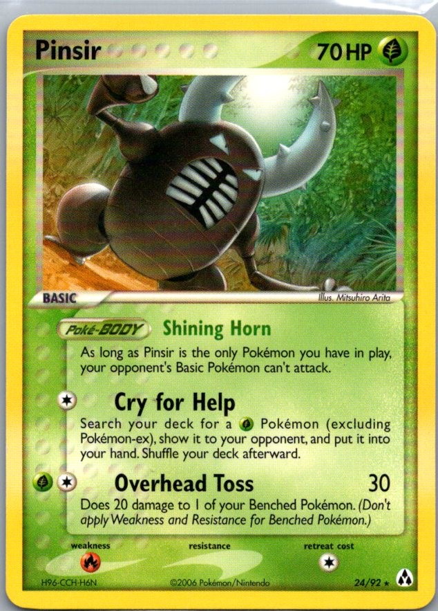 Pinsir 24/92 Rare Legend Maker NM