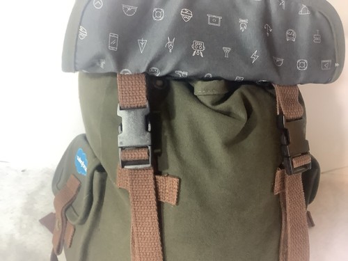 BLAZE YOUR TRAIL Backpack Laptop Bag Gorp Salesforce Dreamforce Military Green - 第 4/19 張圖片