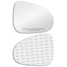 New Replacement Convex Mirror Glass with Full Size Adhesive for 2011-2017 VW ...