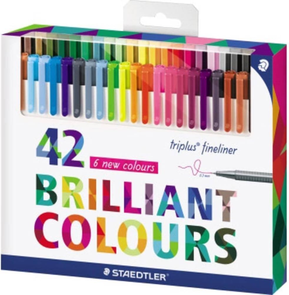Versatile 42-Color Water-Based Marker Set