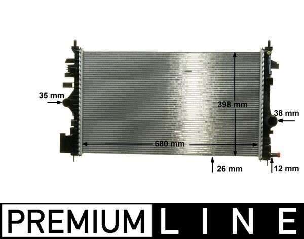 Mahle CR 1102 000P KüHler, MotorküHlung FüR Chevrolet,Opel,Saab,Vauxhall-image