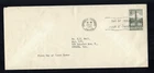 Canada #321, 1953 $1 Totem, blank FDC, business #10 envelope, slight ageing, Fin