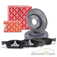 Febi Bremsscheiben +BelÄGe Satz Vorne FÜR Dacia Logan Sandero 2 Renault Clio 4