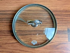 Chantal 17 Stainless Steel Glass Pot Pan Lid 6 3/4” Diam 6 1/4” Inside