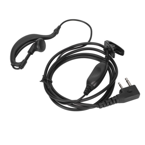 Walkie Talkie Headset G Shape Two Way Radio Earpiece For IC‑F3 IC‑F3S IC‑F4 I FY - Zdjęcie 8 z 22