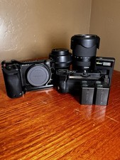 Sony Alpha A6400 with Tamron 17-70 2.8 Lens, Sigma 30mm F1.4 Lens + Accessories