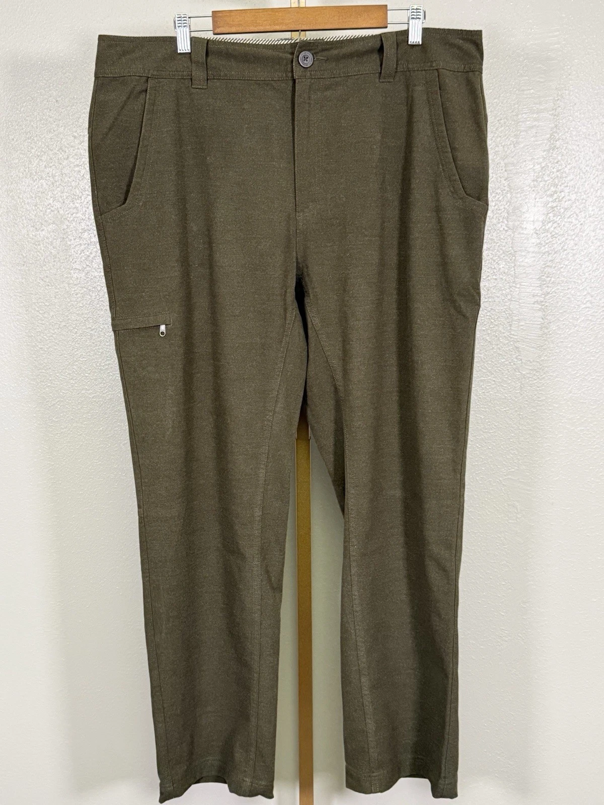 Royal Robbins Mens Hiking Pants Olive Green Men's 40x32 (2 Pairs)