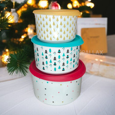 TUPPERWARE ERGONOMICA BARATTOLO DISPENSA TORRE 575 ML + 940 ML + 1,4 L NATALE