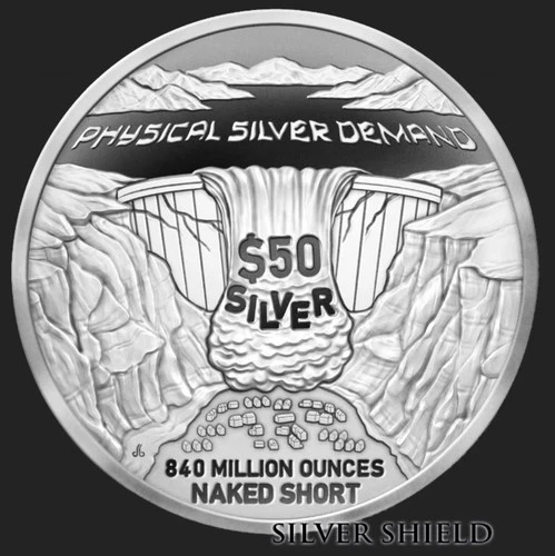 2025 Dam Break GSM Silver 1 oz Proof, ONLY 414 minted! #243 Box&COA's IN HAND