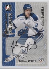 2005-06 ITG Heroes and Prospects Auto Jonathan D'Aversa #A-JDA Auto 2a8