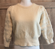 Madewell Large Womens Cream Ivory Sweater Cre...