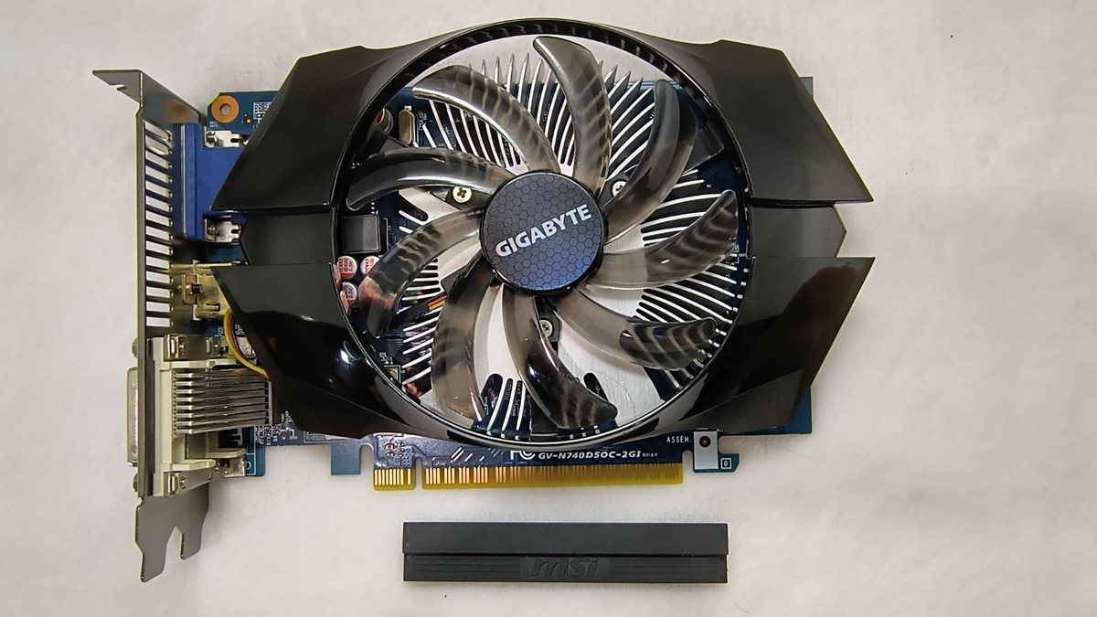 GIGABYTE NVIDIA GeForce GT 740 2gb Graphics Card for sale online - Main Image