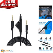 2M Volume Control Replacement Headset Cable for Astro A10/A30/A40 - Black