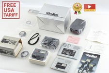 Full Set All Unused in Box Rollei 35 S 35S Black 35mm Film Camera From JAPAN